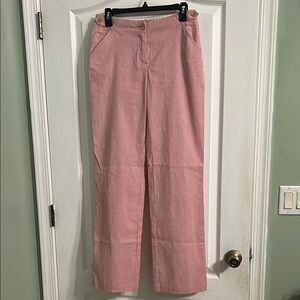 Island Republic Pink and White Striped Pants size 4.